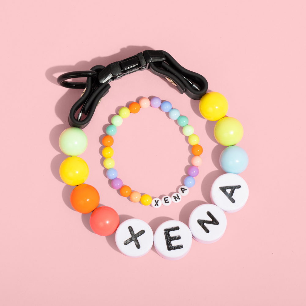 Collar Size -Dog Collar + Free Matching Bracelet