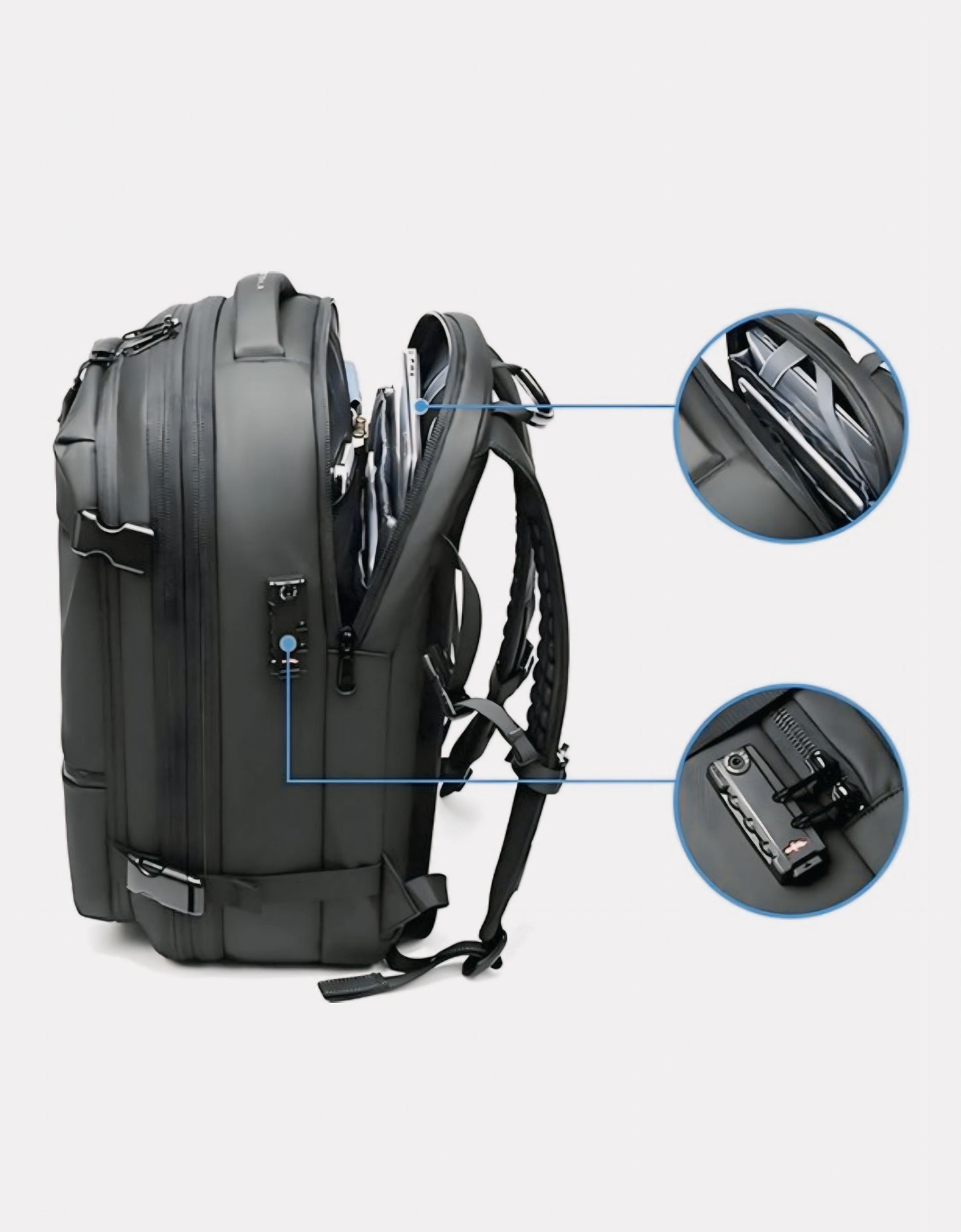 LUTRA - Vacuum Travel Backpack without airpump
