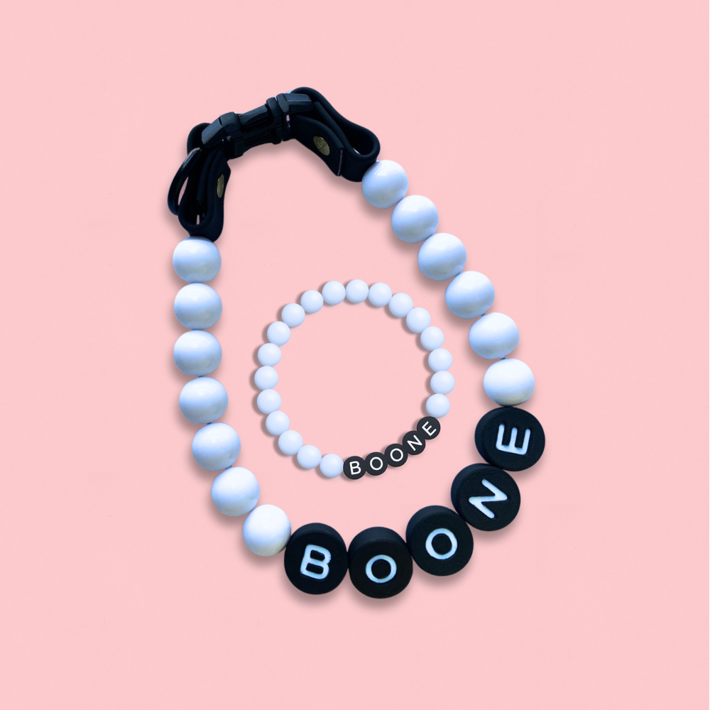 Collar Size -Dog Collar + Free Matching Bracelet