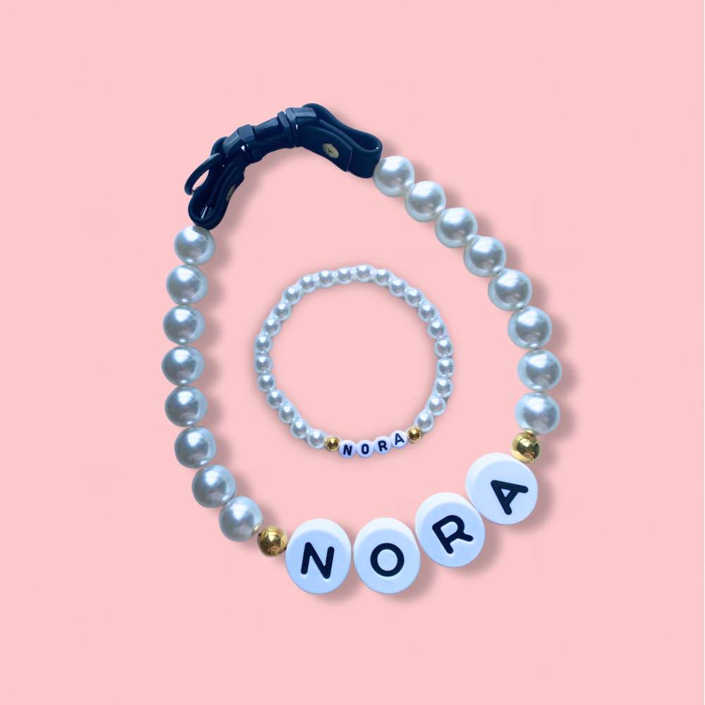Collar Size -Dog Collar + Free Matching Bracelet